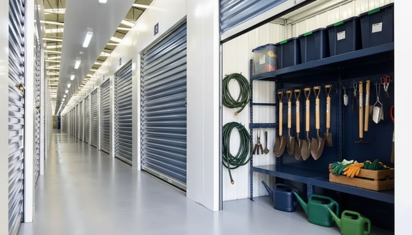 Como guardar ferramentas de jardinagem com segurança